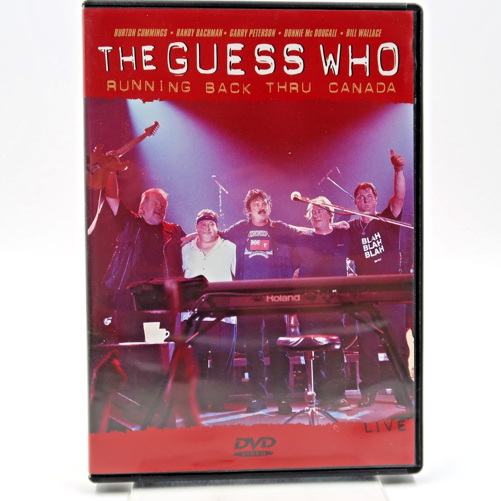 The Guess Who Running Back Thru Canada DVD 2000 Burton Cummings Randy Bachman